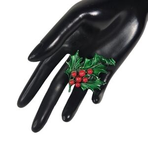 Vintage Mistletoe Brooch